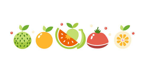 fruit and vegetable set