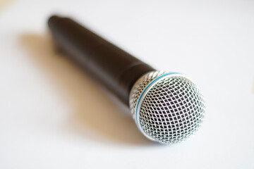 microphone isolated on white