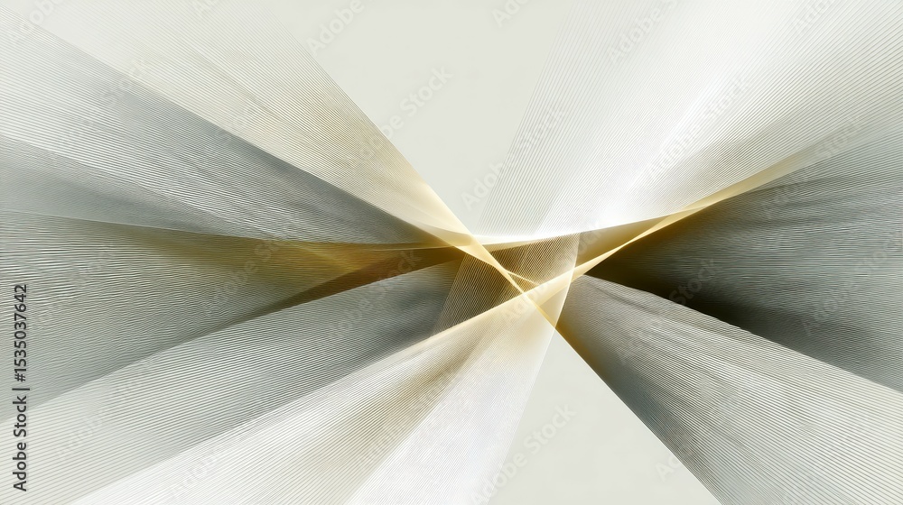 Poster abstract geometric design with soft gradients and dynamic lines.