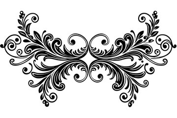 Retro Flourish Divider for Elegant Design Projects