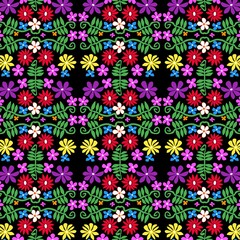 seamless pattern with flowers