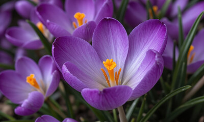 Saffron (Crocus sativus) Known for producing the world’s most expensive spice, Saffron is a crocus species that produces purple flowers