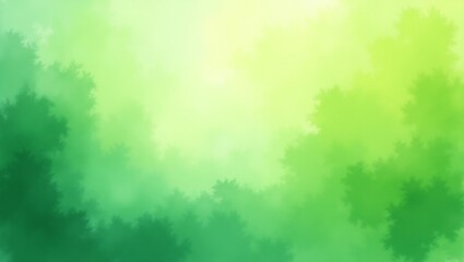 Fototapeta premium Serene Green Forest Background Lush Nature Scenery Spring Summer Verdant Foliage Abstract Texture