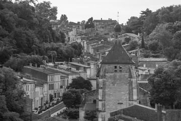 Die Garonne bei Bordeaux in Frankreich