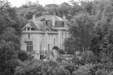 Die Garonne bei Bordeaux in Frankreich
