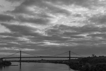 Morgenstimmung an der Garonne bei Bordeaux