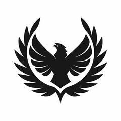 Eagle logo with laurel wreath