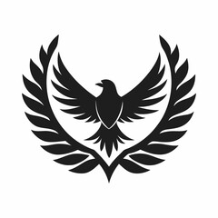 Eagle logo with laurel wreath