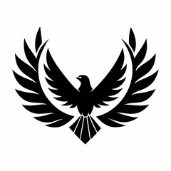 Eagle logo with laurel wreath