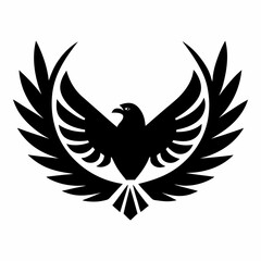 Eagle logo with laurel wreath