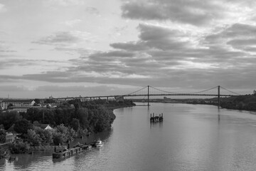 Morgenstimmung an der Garonne bei Bordeaux