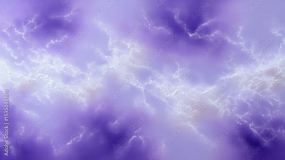 Poster abstract purple background with ethereal textures and soft clouds.