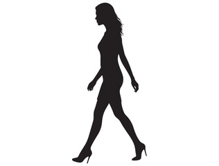 FEMALE MODEL SILHOUETTE