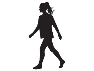FEMALE MODEL SILHOUETTE