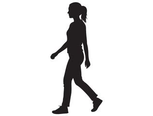 FEMALE MODEL SILHOUETTE