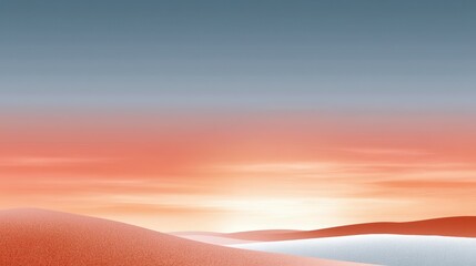 Stunning desert landscape at sunset with soft pink and blue hues.