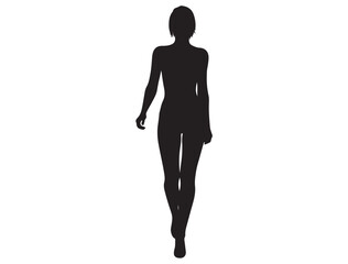 FEMALE MODEL SILHOUETTE