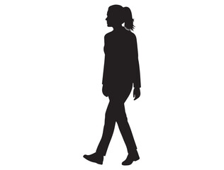 FEMALE MODEL SILHOUETTE