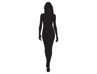 FEMALE MODEL SILHOUETTE