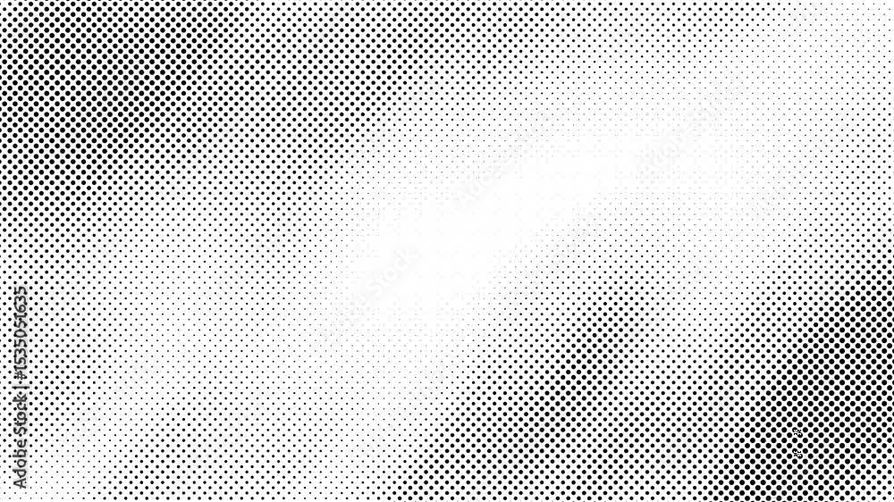Poster abstract halftone motion background. moving dots seamless loop