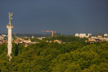 Obraz premium die franzöische Stadt Bordeaux an der Garonne