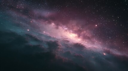 Obraz premium Stunning cosmic sky universe