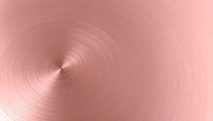 Fototapeta premium ローズゴールドの金属の渦 繊細な光沢と質感の美しさ スピン加工（ヘアライン）を施したような渦状模様のテクスチャ背景