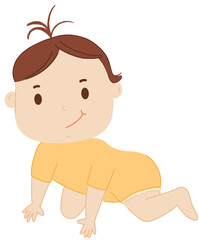 Crawling baby