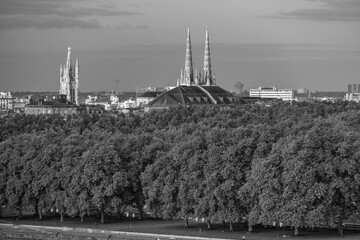Bordeaux an der garonne in Frankreich