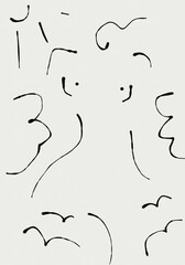  drawing of a girl sun and birds