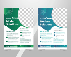 Modern and Minimalist Medical Flyer Design.