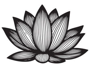 LOTUS FLOWER SILHOUETTE