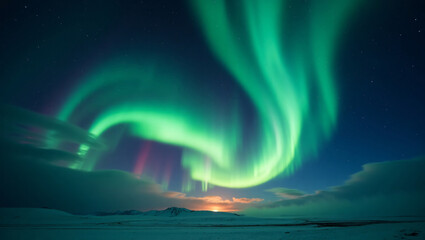 Naklejka premium northern lights 420 