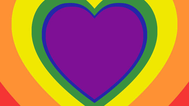 LGTBI Heart Pride Horizontal Transitions 2 MOGRT 513