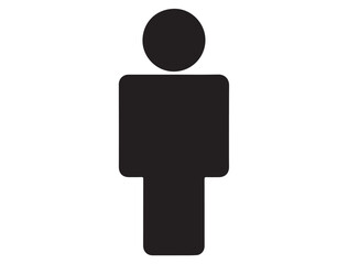 MAN ICON SILHOUETTE