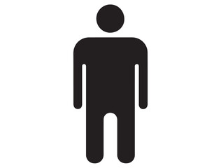 MAN ICON SILHOUETTE
