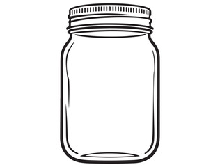 MASON JAR SILHOUETTE