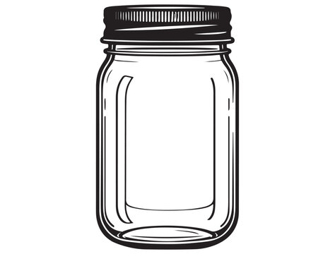 MASON JAR SILHOUETTE