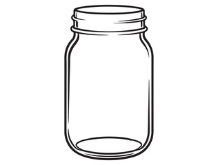 MASON JAR SILHOUETTE