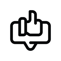 review line icon. Clean and minimalist vector icon for websites, mobile apps, presentations, and logos. Fully scalable and customizable for any project.