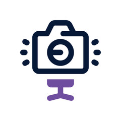 camera duotone icon. Sleek and modern vector icon for websites, mobile apps, marketing materials, and corporate design. Fully scalable and ready to use.