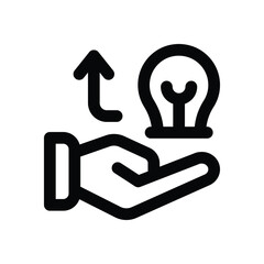 opportunity line icon. Clean and minimalist vector icon for websites, mobile apps, presentations, and logos. Fully scalable and customizable for any project.