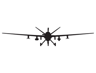 MILITARY DRONE SILHOUETTE 