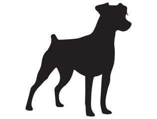 MINIATURE PINSCHER DOG SILHOUETTE
