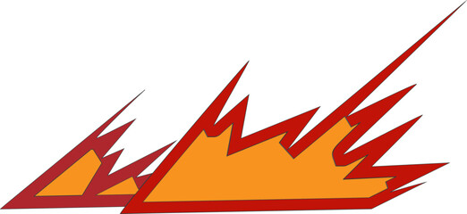 불꽃 그래픽 일러스트 / Flame Graphic Illustration