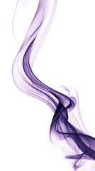 violet against Smoke Swirl on a Transparent Background