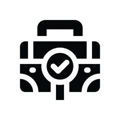 opportunity glyph icon. Strong and solid vector icon for websites, mobile interfaces, presentations, and visual branding. High quality and easy to edit.