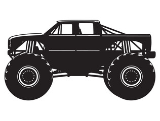 MONSTER TRUCK SILHOUETTE