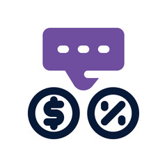 negotiation duotone icon. Sleek and modern vector icon for websites, mobile apps, marketing materials, and corporate design. Fully scalable and ready to use.