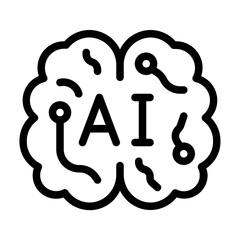 AI Brain Icon